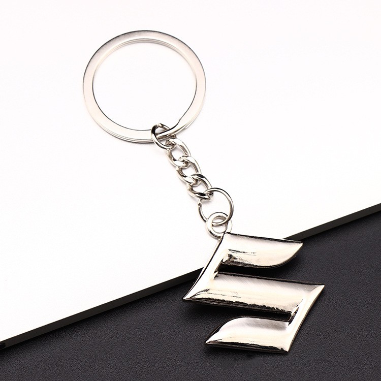 Móc Khóa Keychain Mô Hình Trang Trí Logo Suzuki Xe Hơi Car