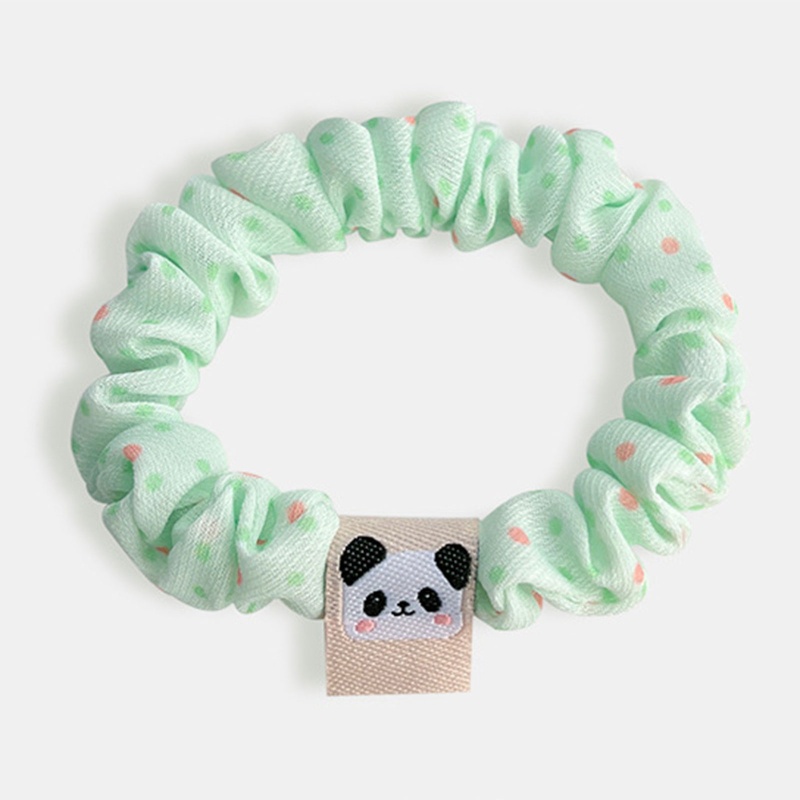 Dây Cột Tóc Co Giãn Hình Gấu Trúc Hoạt Hình Tinh Tế Cho Nữ Giá Đỡ