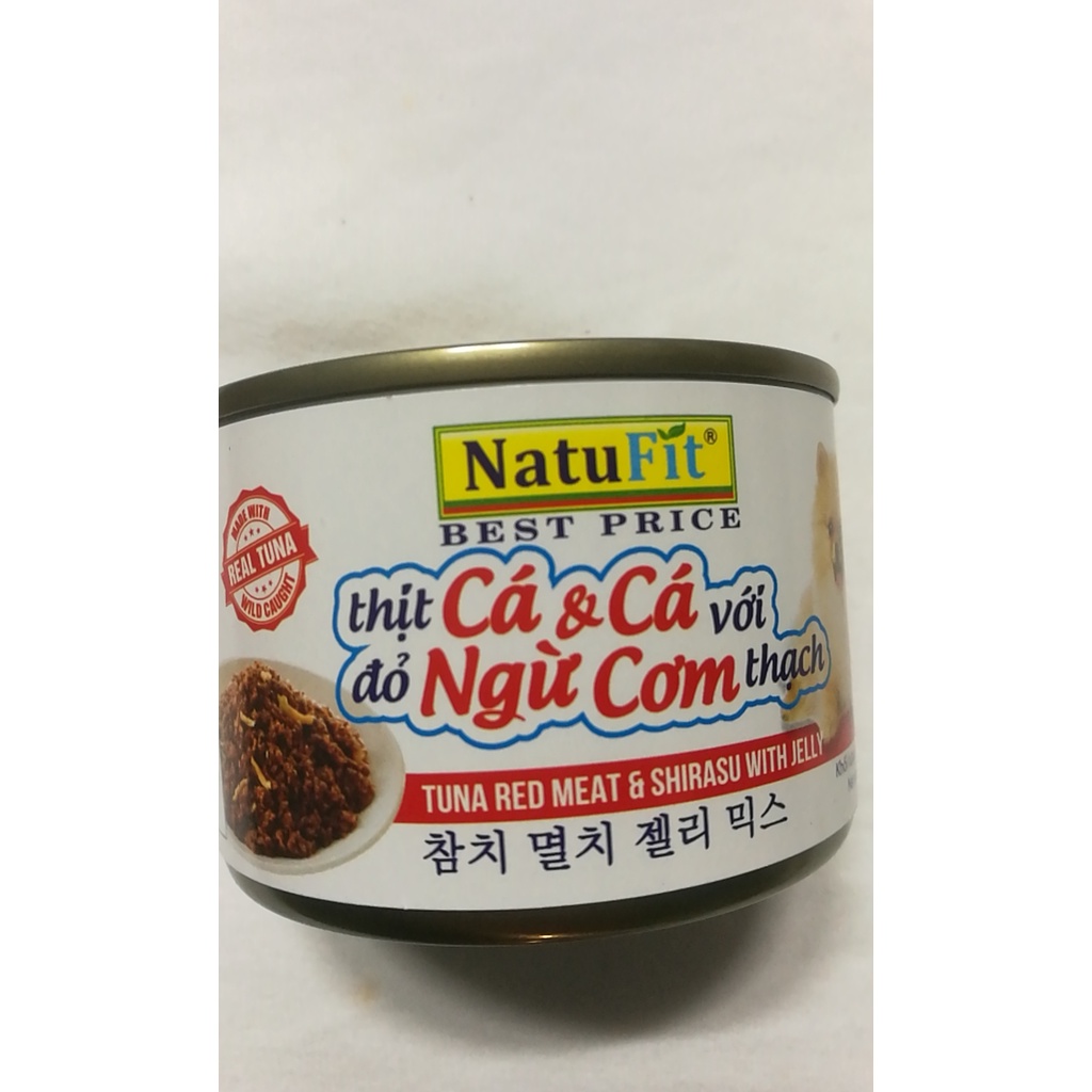 Pate NatuFit cho chó mèo - Cá Ngừ và nhiều vị
