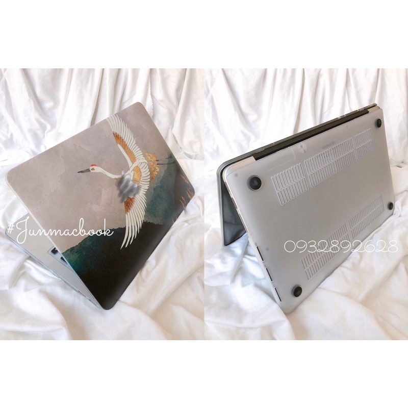 Ốp máy tính khoét táo chất nhựa dẻo, lì, bảo vệ máy