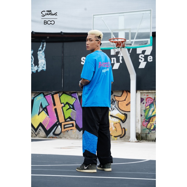 Quần Jogger BOO Unisex Dáng Rộng In Graphic The Simpsons BZL