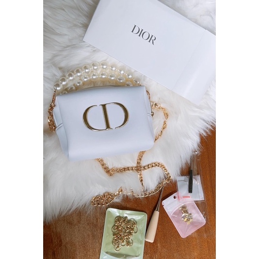 túi dior vip gift quà tặng beauty (kèm quai và dây đeo)