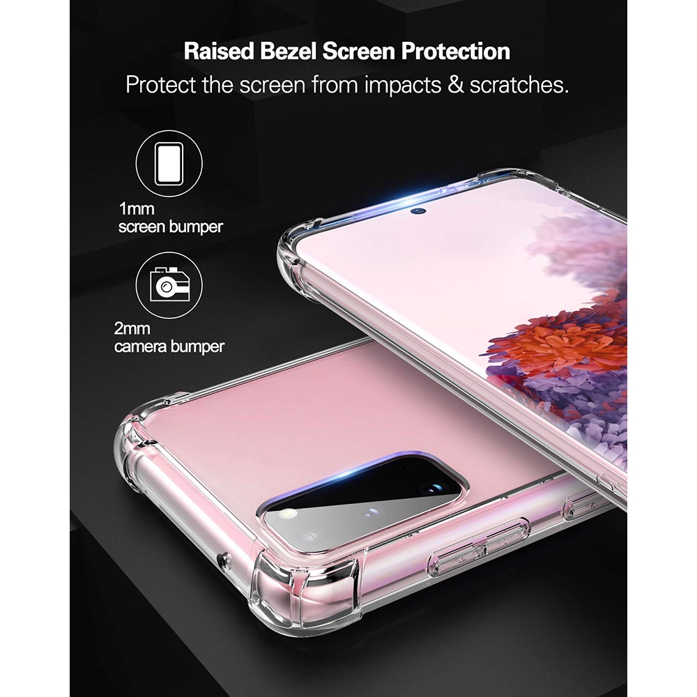 Ốp Điện Thoại Tpu Mềm Trong Suốt Chống Sốc Cho Samsung Galaxy S20 S20 Plus S21 Ultra S10 5g S10 + S10E S9 S8 Plus S8 Active S7 Edge