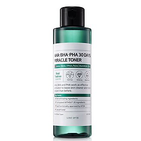 Toner Dưỡng Ẩm Làm Sạch Some By Mi AHA BHA PHA 30 Days Miracle Toner