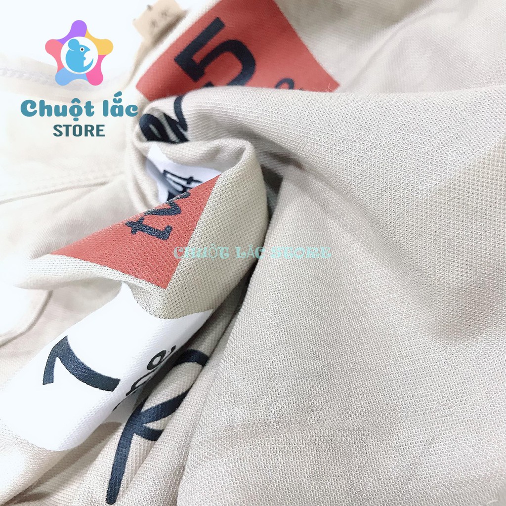 Bộ Quần Áo Bé Trai Chuột Lắc Store Chất Cotton Đũi Mát Mẻ Hình Số 8-18Kg