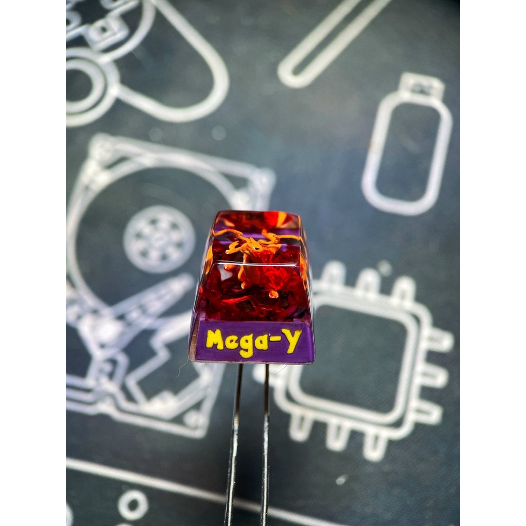 Keycap resin pokemon - nút bàn phím cơ - artisan