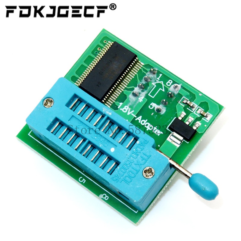 Bộ Chuyển Đổi 1.8V SPI Flash SOP8 DIP8 W25 MX25 Sử Dụng Cho Lập Trình Viên TL866CS TL866A EZP2010 EZP2013 CH341