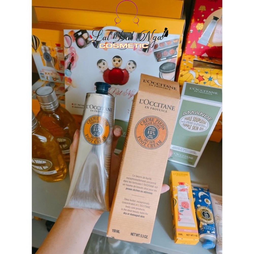 Kem Dưỡng Da Chân LOccitane Shea Butter Foot Cream 150ml .