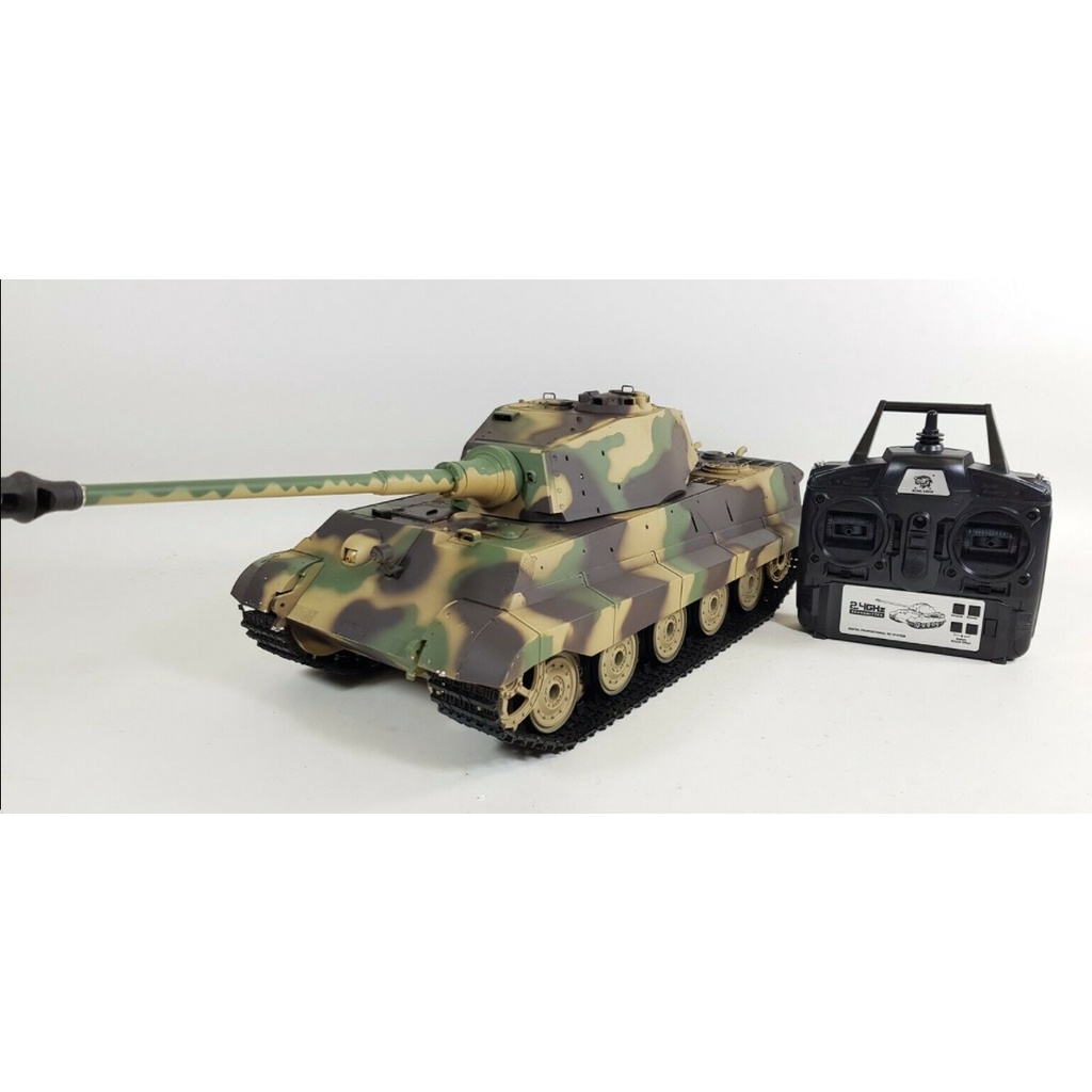 Xe tank Henlong King Tiger 3888A bản nhựa điều khiển từ xa