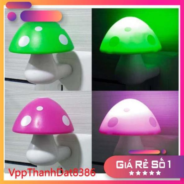 (Sale) đèn ngủ cảm ứng hình cây nấm