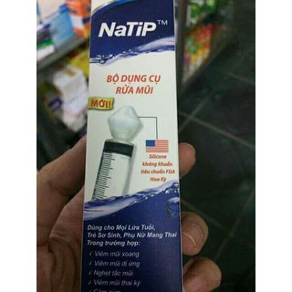 Bộ dụng cụ rửa mũi NaTip cho bé