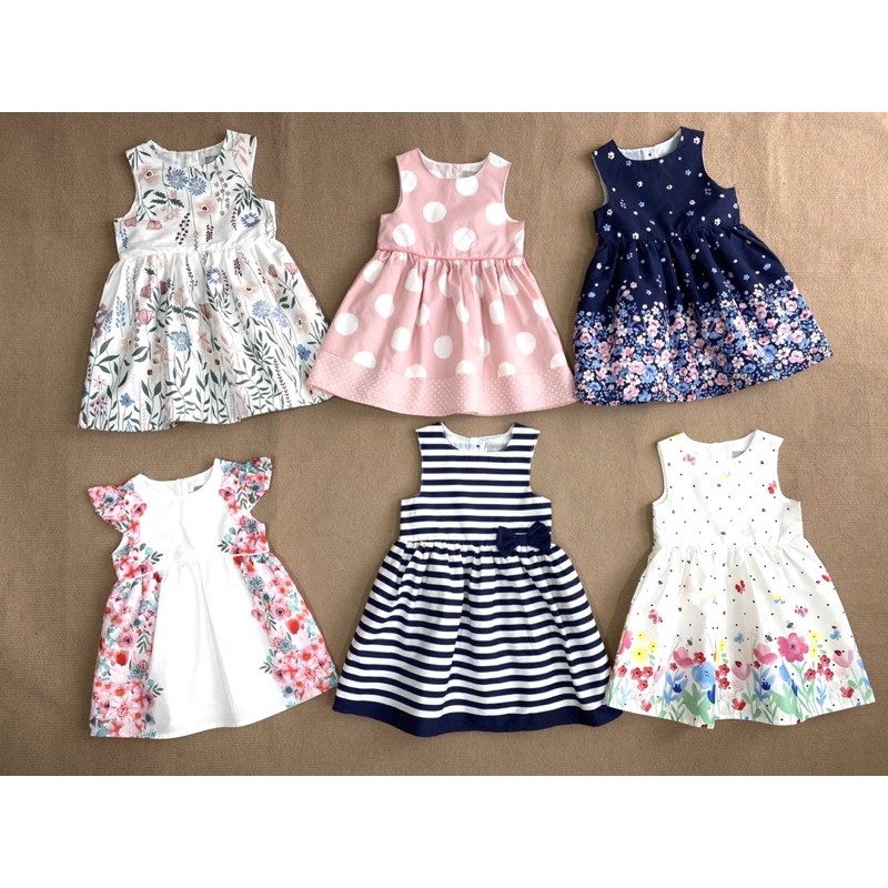 Đầm bé gái size 9/12m -24/36m