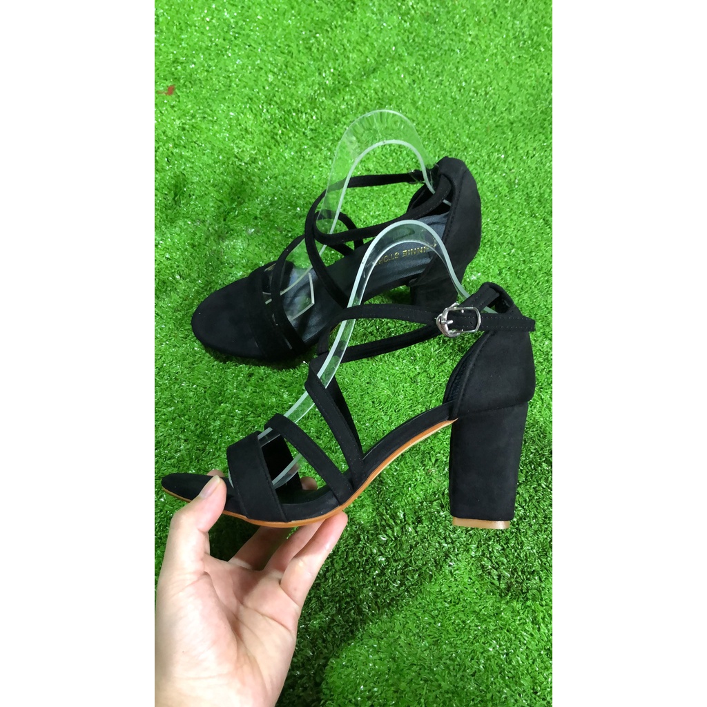 – Giày cao gót 7 phân dây chéo 2019 -_