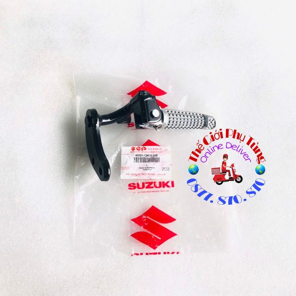Bộ gác chân trước Raider fi - Satria fi Zin suzuki Indo - 43501-12K10-000/ 43502-12K10-000