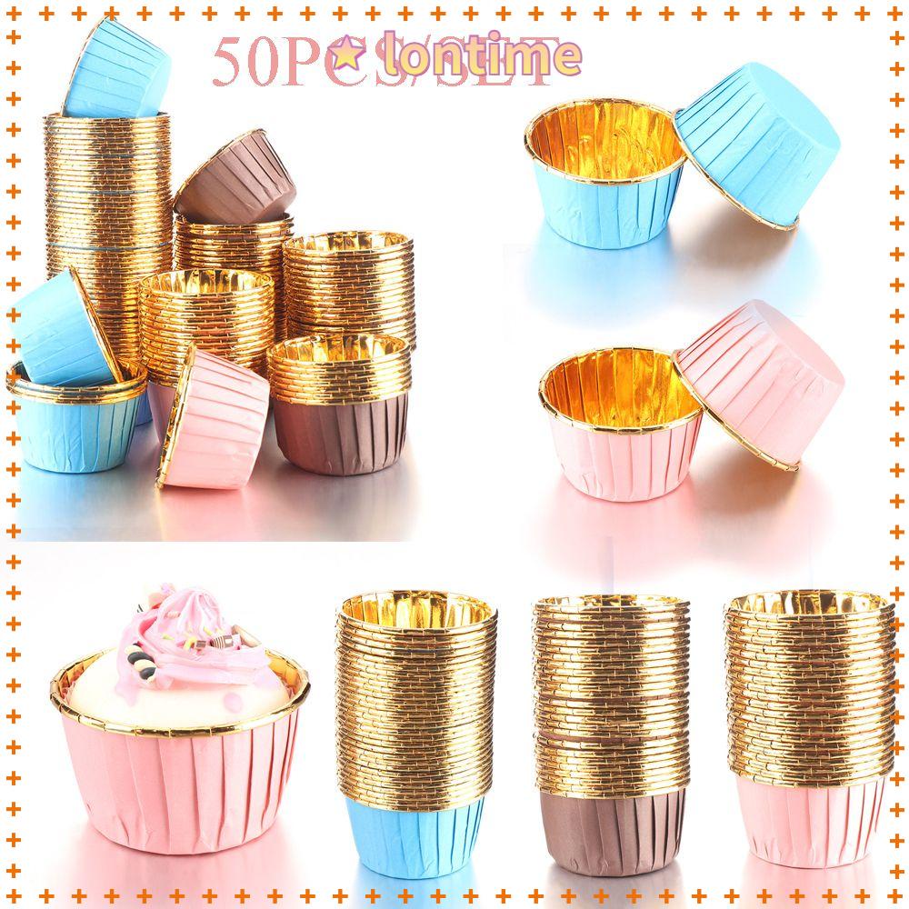 Bộ 50 giấy lót bánh Tart màu độc đáo xinh xắn