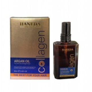 Tinh dầu dưỡng tóc khô yếu haneda collagen argan 60ml