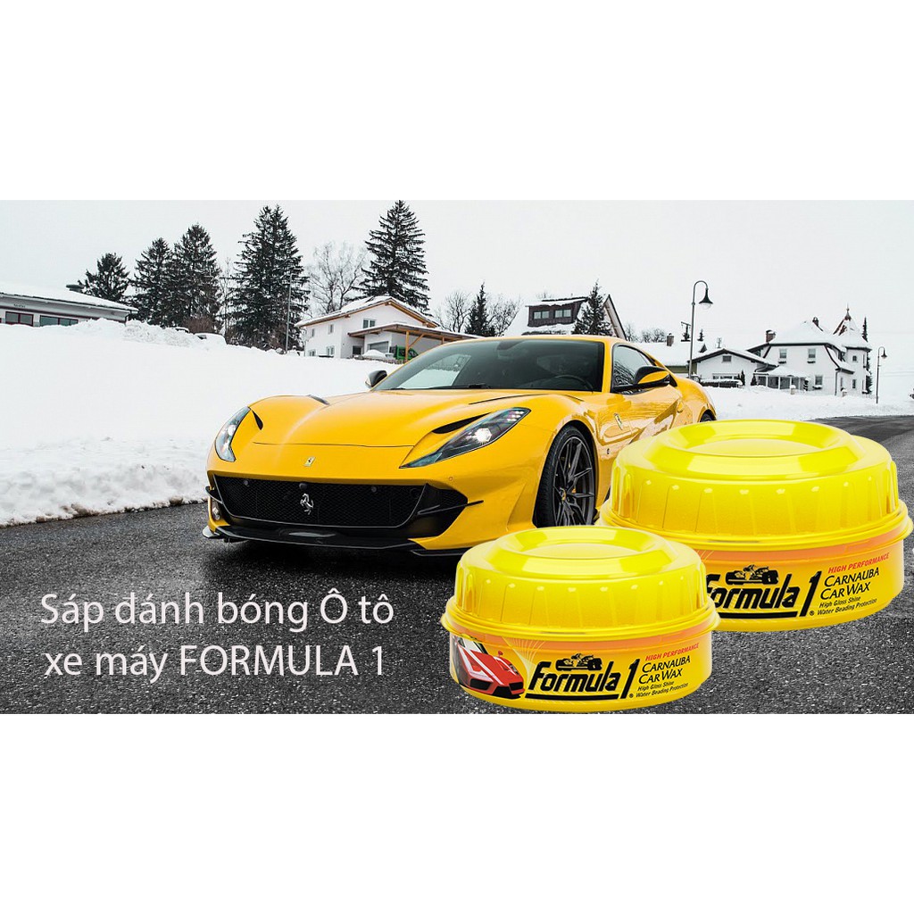 Sáp đánh bóng Ô tô - xe máy FORMULA 1 340g ( Hàng Mỹ )