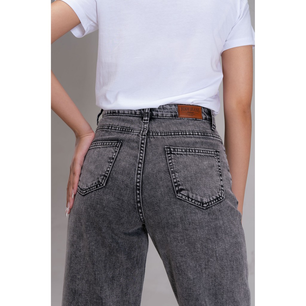 Quần jean nữ Yody ống suông cá tính QJN4022 | BigBuy360 - bigbuy360.vn