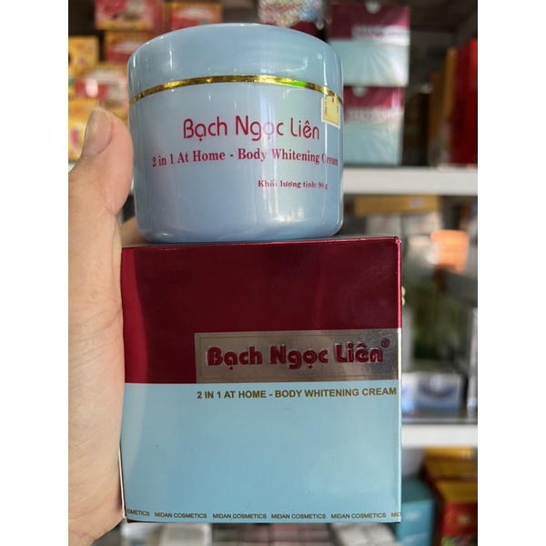 chinh hangkem dưỡng da body bạch Ngọc liên 90g dưỡng trắng , dưỡng ẩm gấp 10 lần so với những loại kem thông  thường