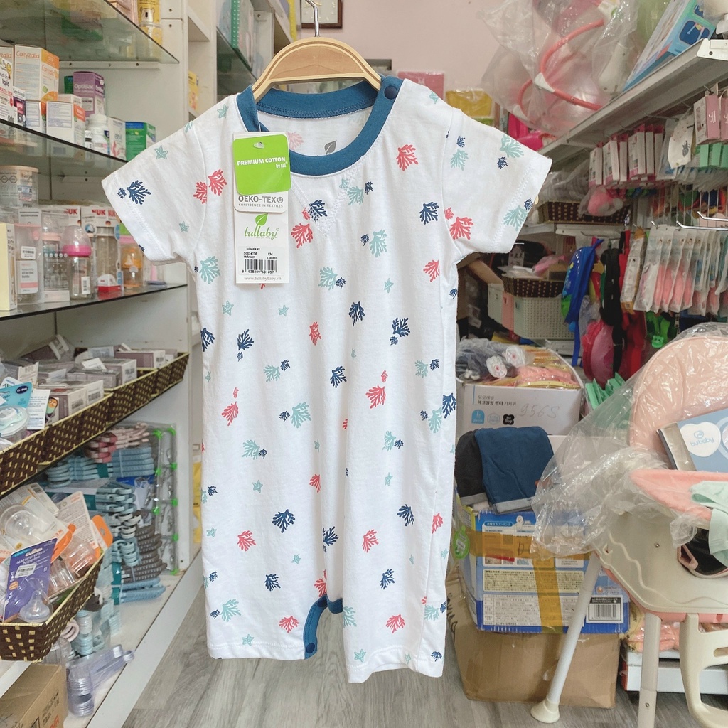 Body cộc hoạ tiết lullaby cho bé dưới 12 tháng