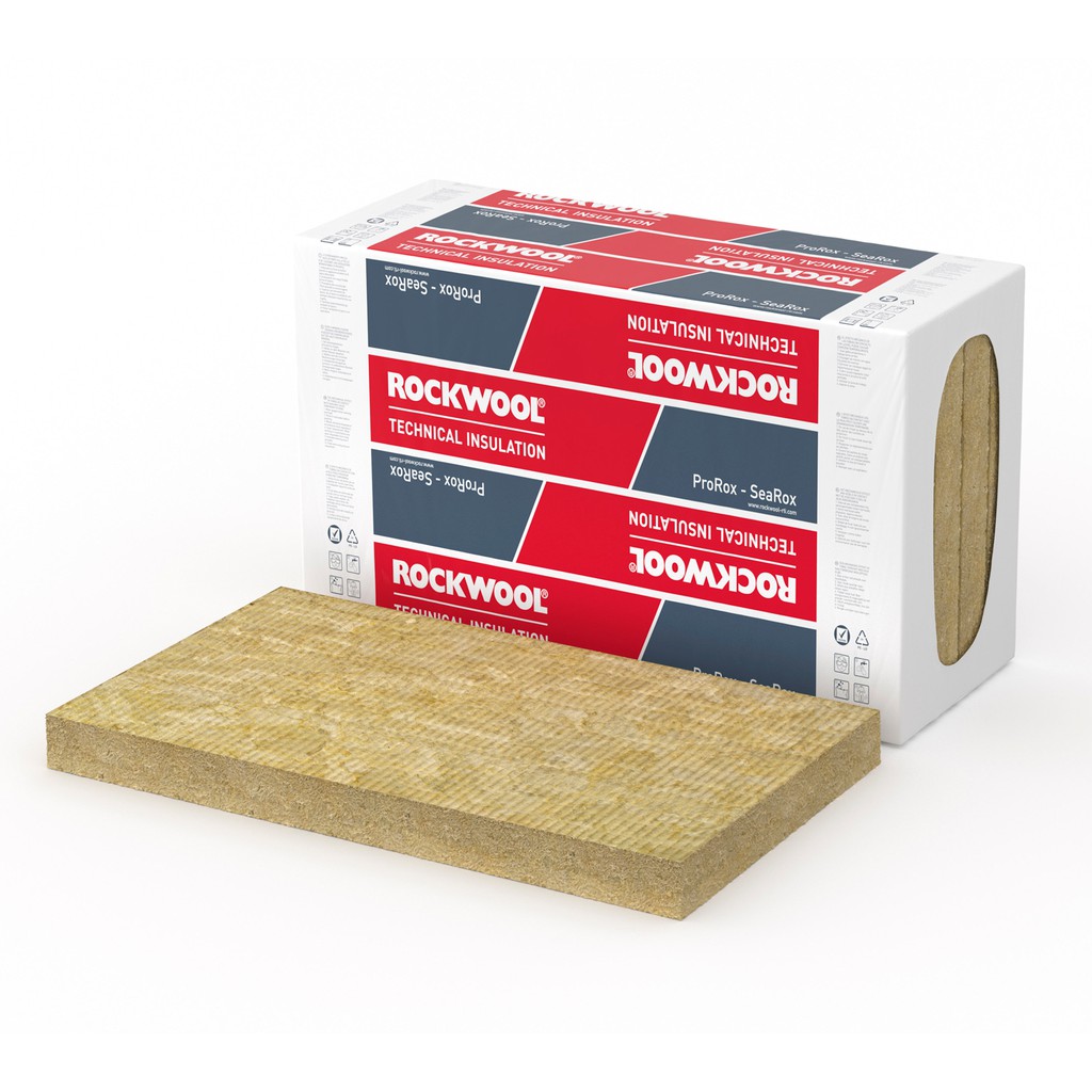 Bông sợi khoáng Cách âm Cách nhiệt Rockwool Nhập khẩu chính hãng Thailand (Kiện 4 tấm)