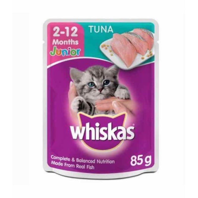 [Mã NGOCBOI97 giảm 15% đơn 500k] Pate Whiskas gói 85gr( mèo lớn,)