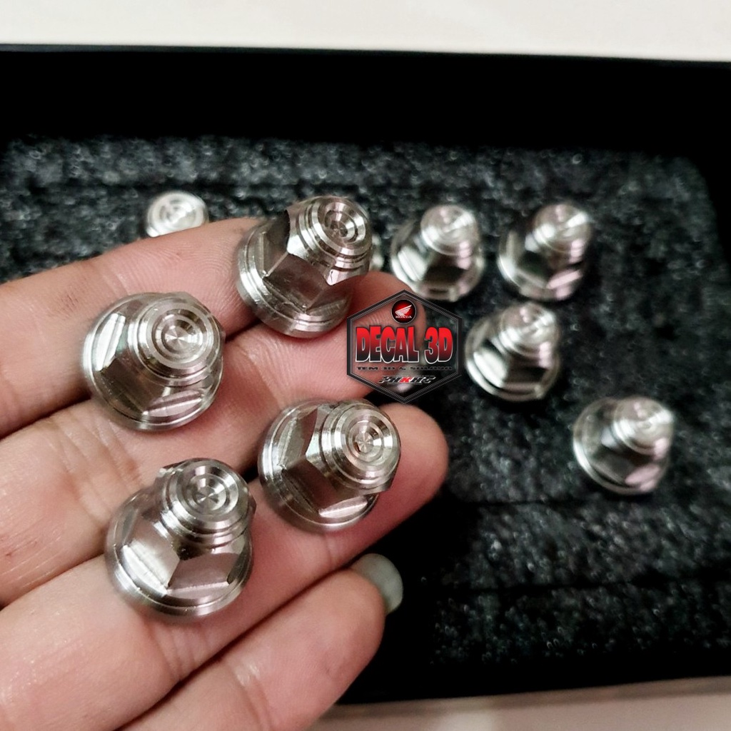 Tán 8 ly bít đầu salaaya inox 304 mẫu V2 gắn xe máy cực đẹp