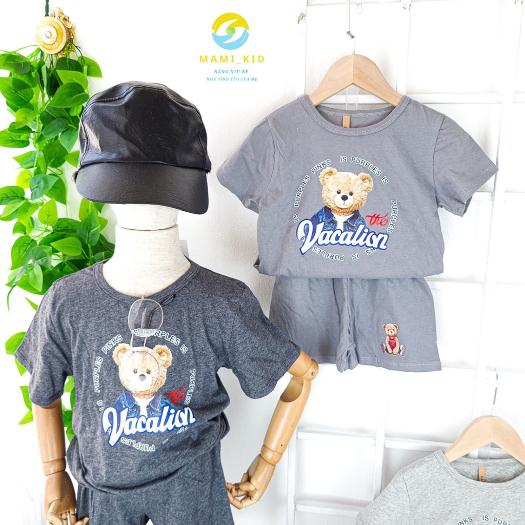 Quần Áo Bé Trai, Đồ Bộ Bé Trai Mùa Hè 1-12 tuổi cotton đẹp, thấm mồ hôi, co giãn tốt Shop Mamikid