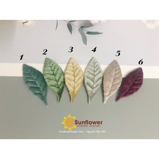 set 5 lá nhung 5,2cm