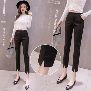 Quần cạp cao áo khoác dạ cạp cao