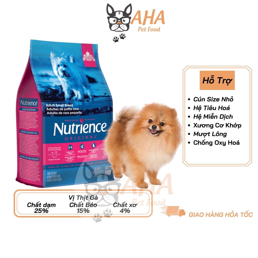 Thức Ăn Cho Chó Pomeranian, Nutrience Infusion Bao 500g - Thức Ăn Cho Chó, Vị Thịt Gà, Rau Củ Quả, Trái Cây