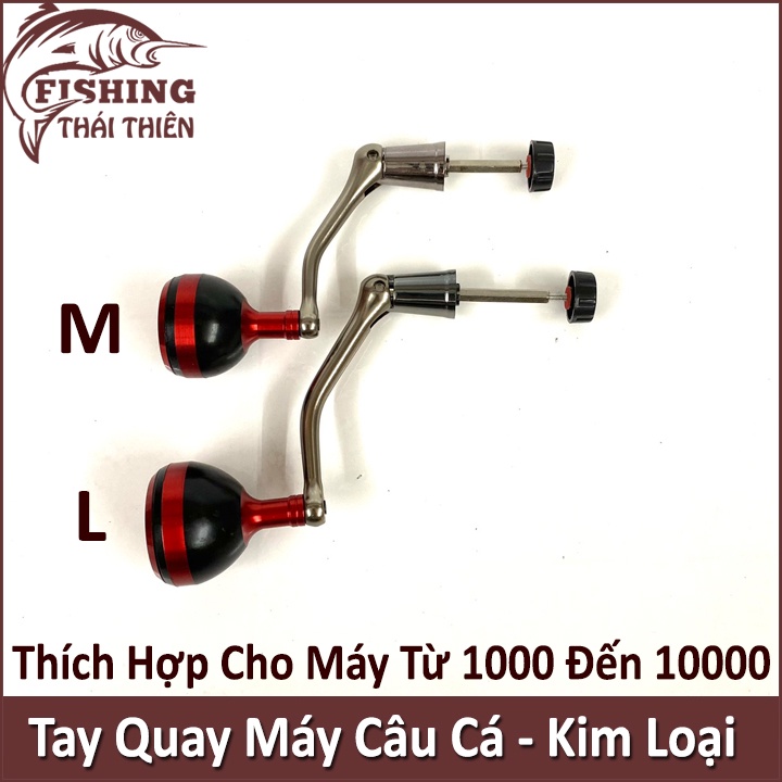 Tay Quay Máy Câu Núm  Kim Loại Dùng Cho Máy Từ 1000 Đến 10000