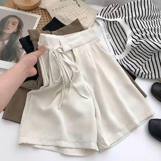QUẦN SHORT VẢI XẾP LY BUỘC NƠ CHÉO CHẤT LIỆU RUBY CAO CẤP