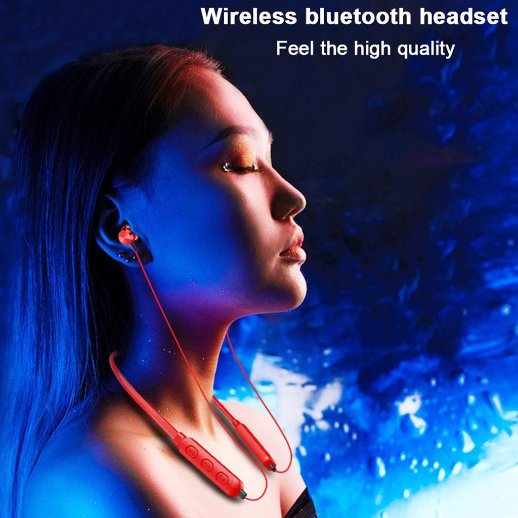 Tai Nghe Bluetooth 5.0 Đeo Cổ Âm Thanh Stereo Hd