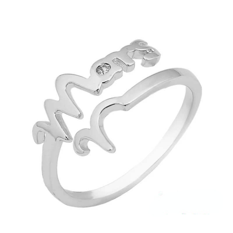 Nhẫn Đeo Tay Kim Loại Hình Cung Hoàng Đạo Thời Trang Cho Nữ