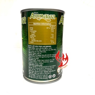 Nước Cốt Dừa Thái Lan Ampawa Lon 400ml