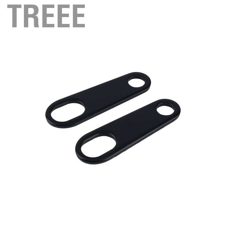 Treee 2X Black Fog Head light Shock Brackets For Motorcycle Custom Bobber Cafe Racer