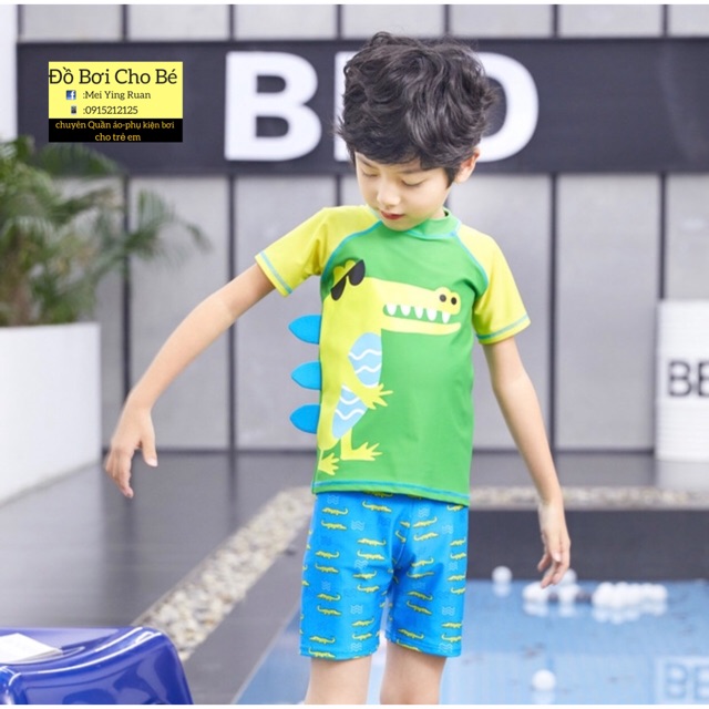 Bộ bơi cá sấu(kèm mũ)