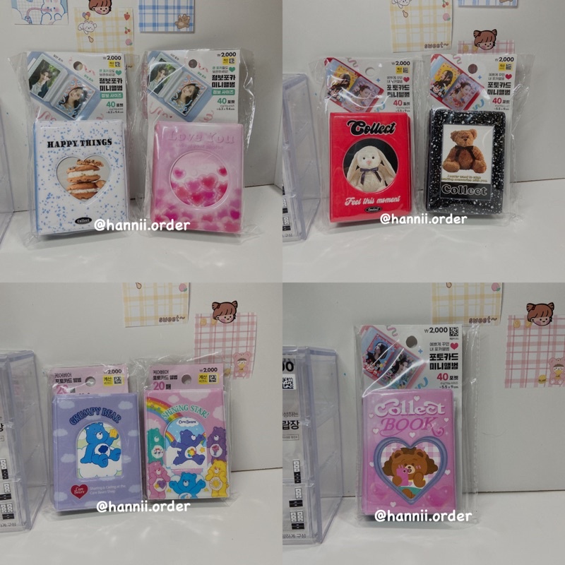 [DAISO HÀN] Collect book 1 ô 20 trang đựng được 40 card