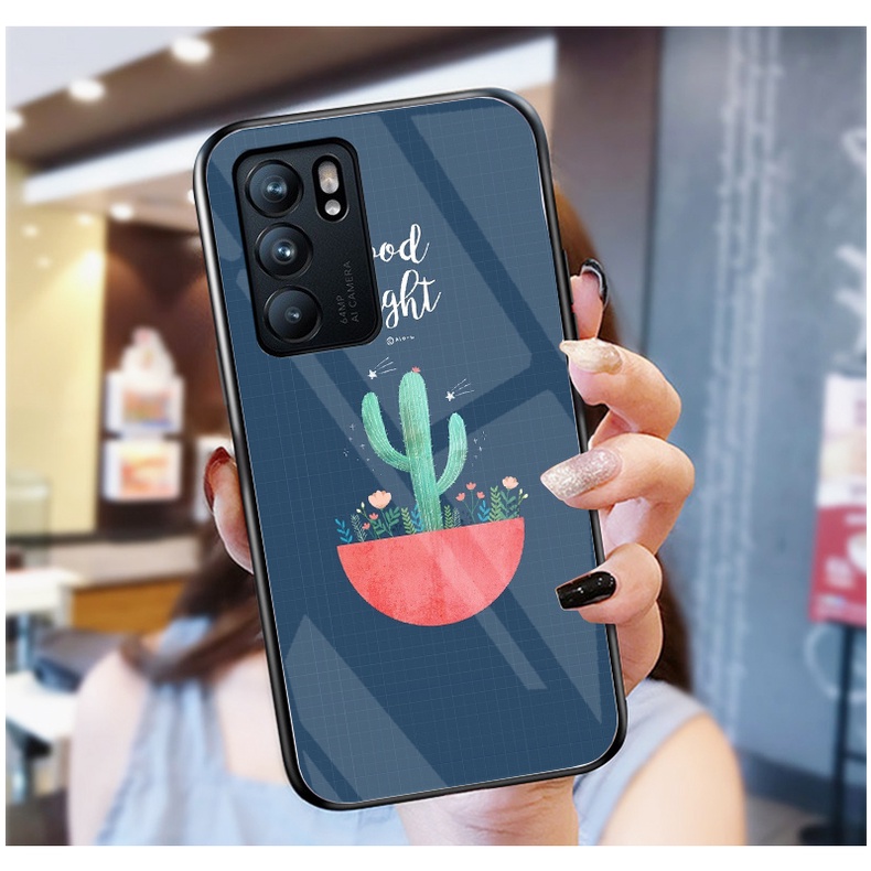 Ốp Lưng OPPO RENO 4,RENO 4 PRO, RENO 5,RENO 6 5G, RENO 6Z 5G Ốp kính bóng cao cấp mới nhất
