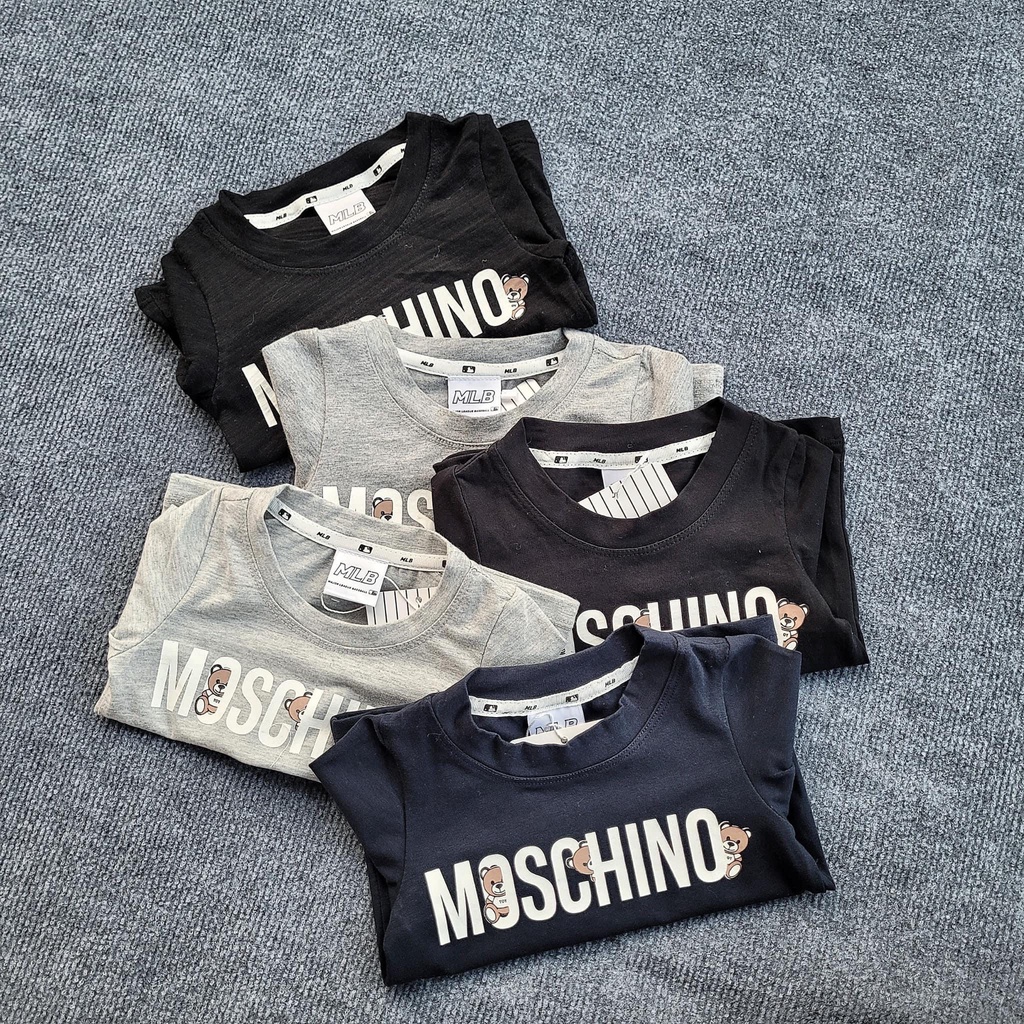 SET 2B MOSCHINO ĐEN XÁM CHO BT