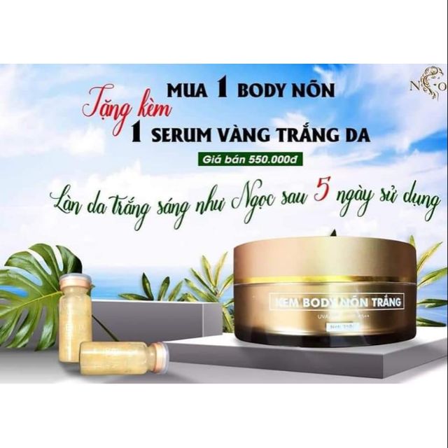 BODY NÕN SIÊU TRẮNG