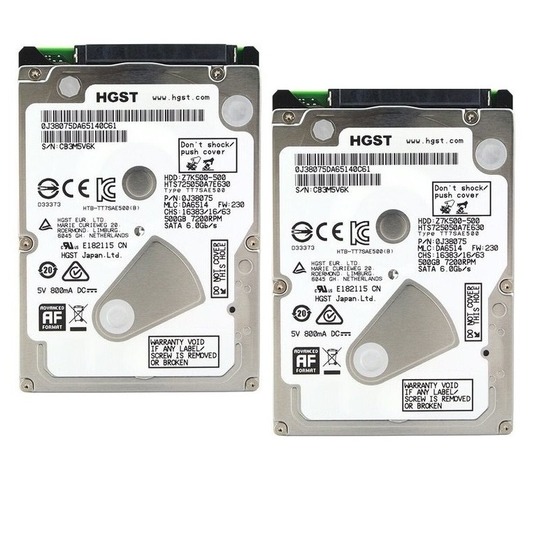 Ổ Cứng Laptop 500GB Hitachi HGST 2.5"inch 7200Rpm Chính Hãng (BH 24 tháng 1 đổi 1) | WebRaoVat - webraovat.net.vn