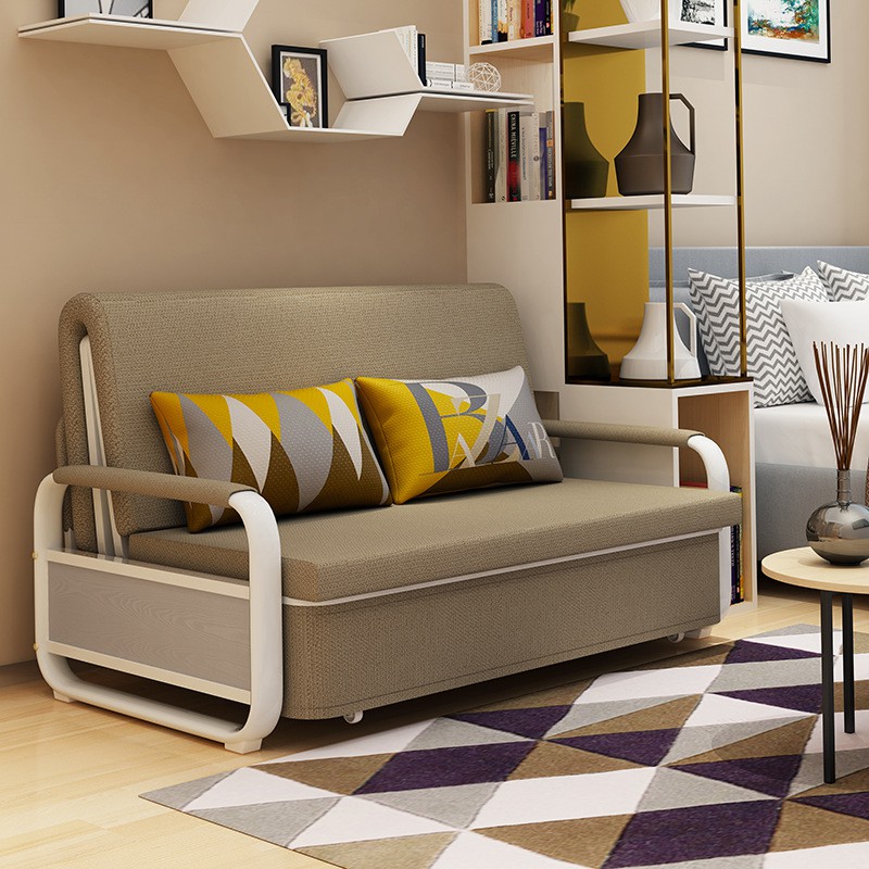 Sofa giường cao cấp gấp gọn, sofa bed đa năng đặt phòng khách, phòng ngủ, sofa thông minh kích thước 1m5x1m8