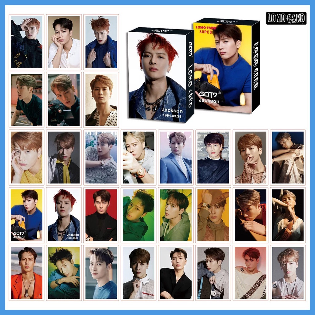 Got7 Album Photocard Mark JB Jackson Lomo Card 30pcs/box