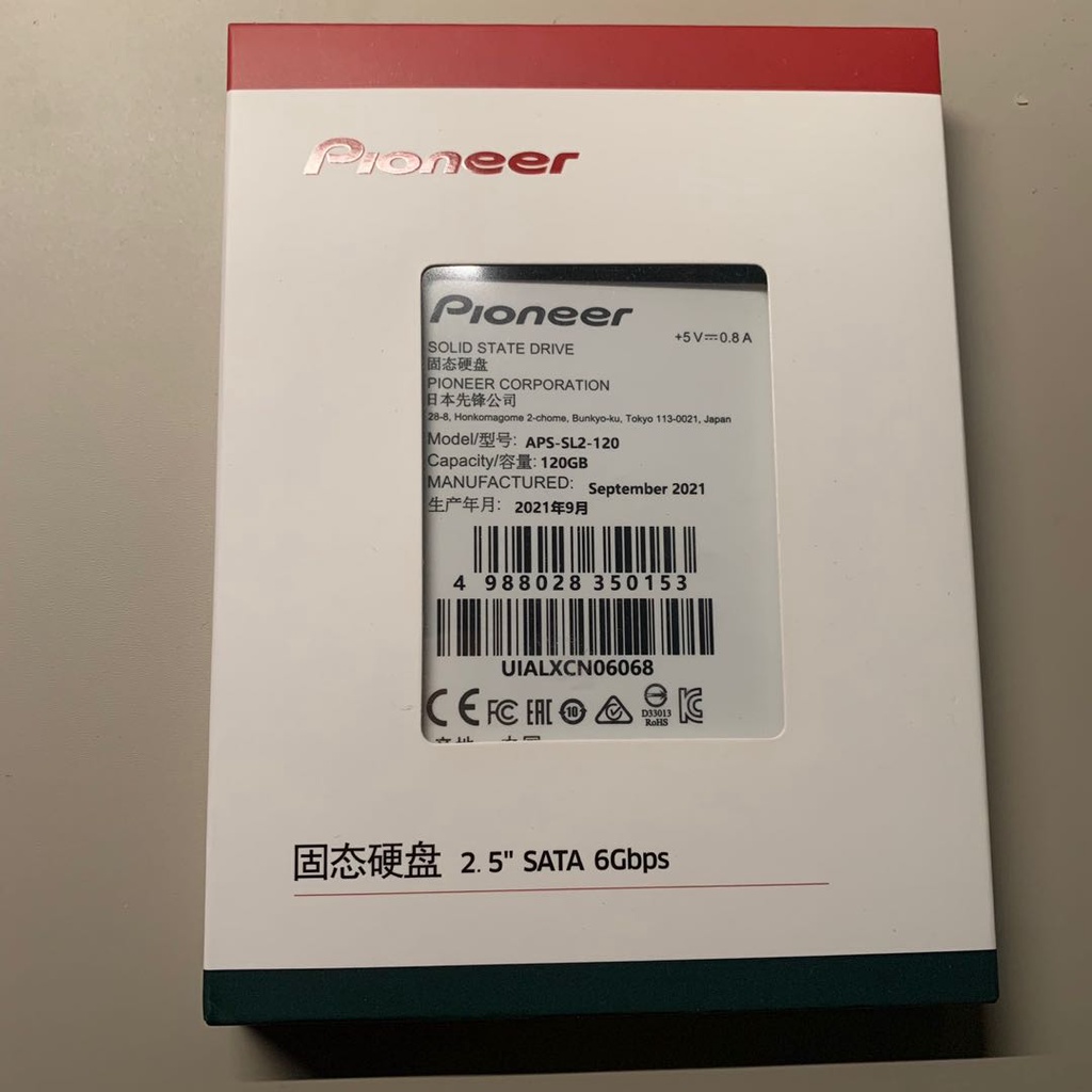 Ổ Cứng SSD PIONEER Sata III 120GB,240GB,480GB  Hãng hãng Bảo Hành 36 Tháng