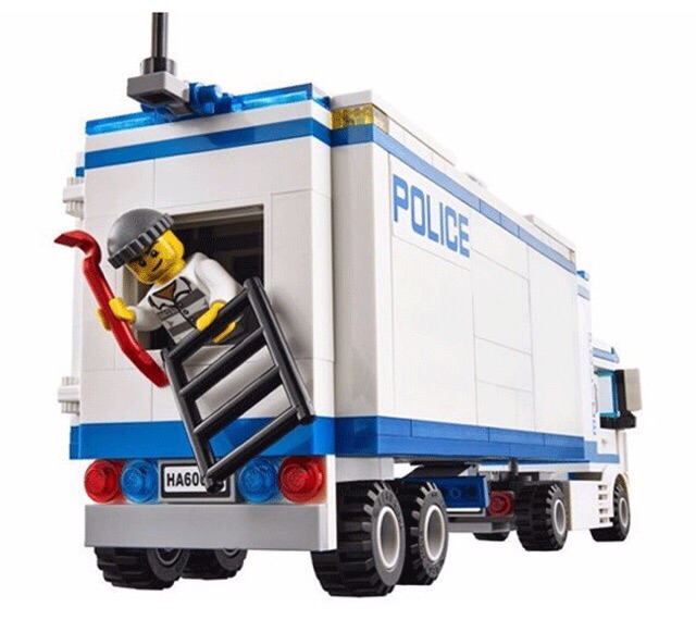 Lắp ráp xếp hình urban police 10420-Xe cảnh sát lưu động