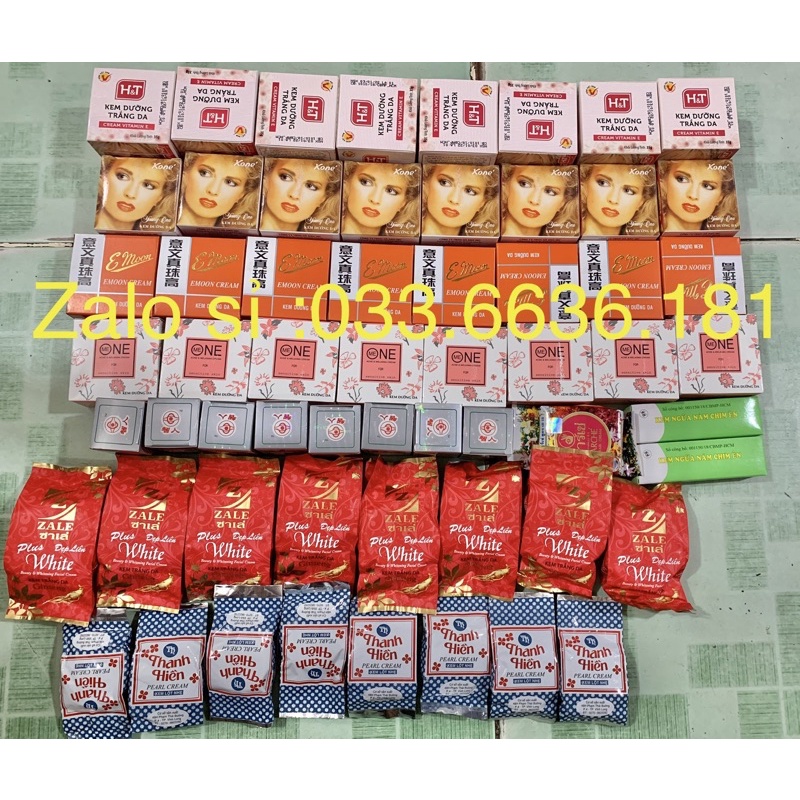 combo kem theo công thức riêng của khách làm spa