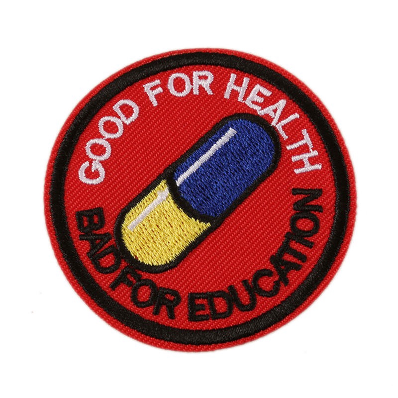 Nhật Bản Akira Kaneda Tốt Cho Sức Khỏe Xấu Cho Giáo Dục Sắt May Trên Miếng Dán Akira Pill Anime Cosp