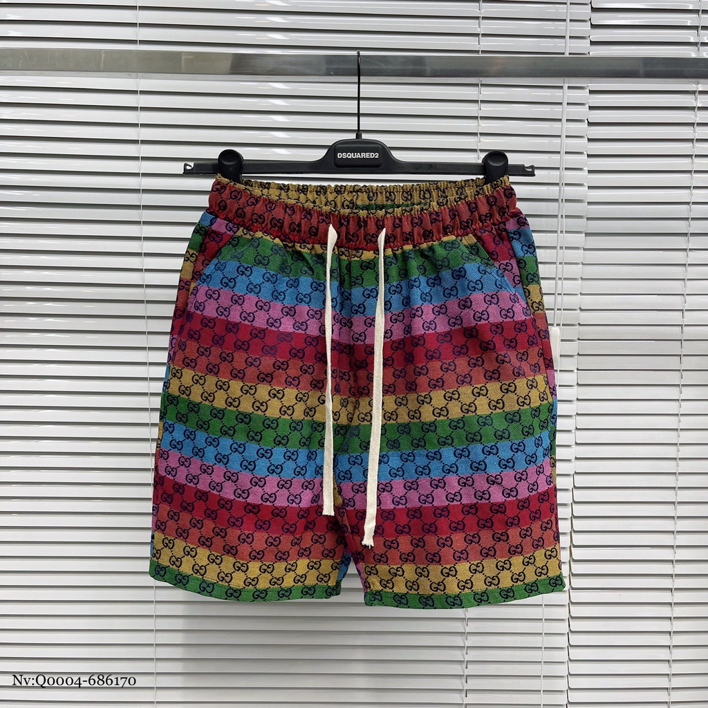 Quần Đùi Nam GC Logo In Chìm - Quần Ngố Nam GC Chất Liệu Cotton Thô Cao Cấp Dt Fashion Menwear